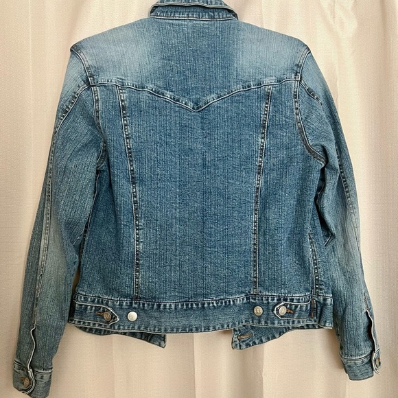Bit & Bridle Denim Jean Jacket Women’s Medium Blue Wash - Picture 4 of 4